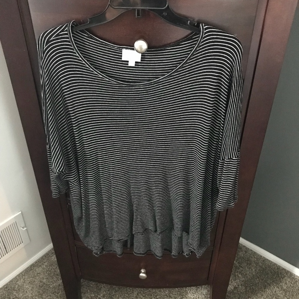 Lularoe striped Irma tunic